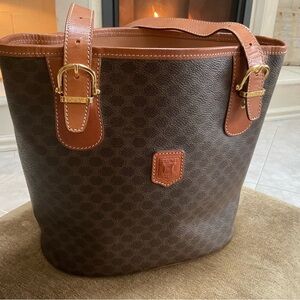 Beautiful Celine Vintage Macadam tote bag.